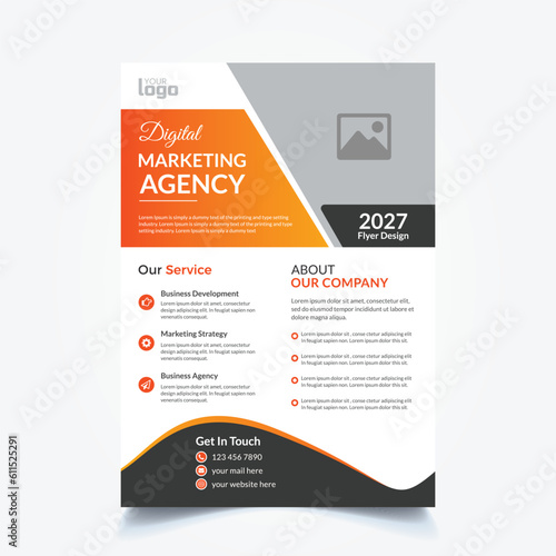 Modern Business Flyer for Print and marketing 