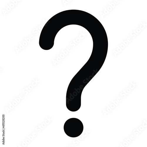 question mark icon vector