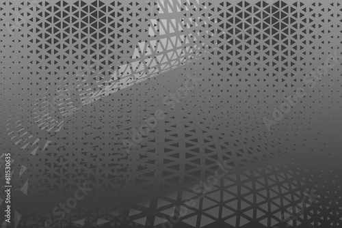 Gray-silver background with Curve and geometry patterns 