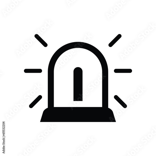 Siren vector icon