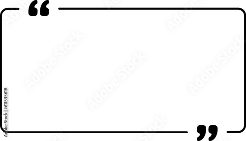 Quote Box Frame Template