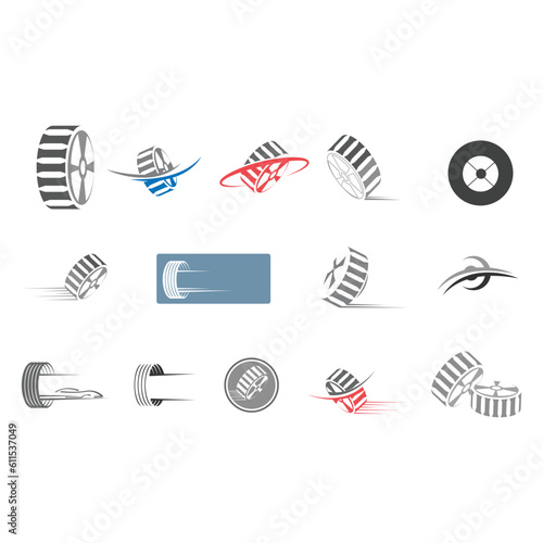 the automitive logo vector illustration photo