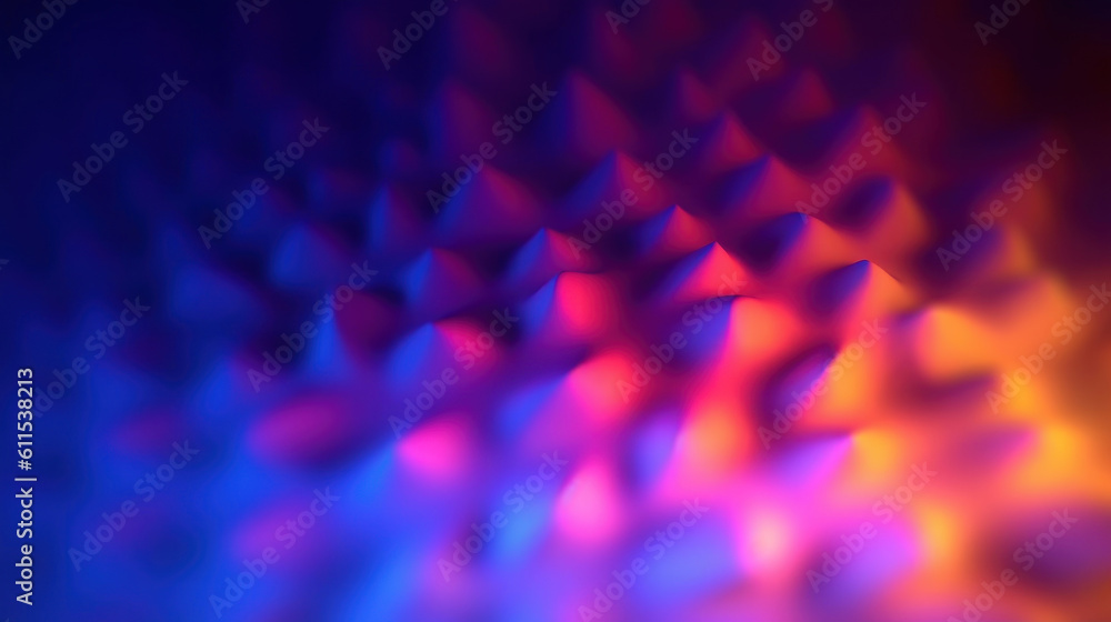 Obraz premium Blurred colorful neon background with abstract shadows and light