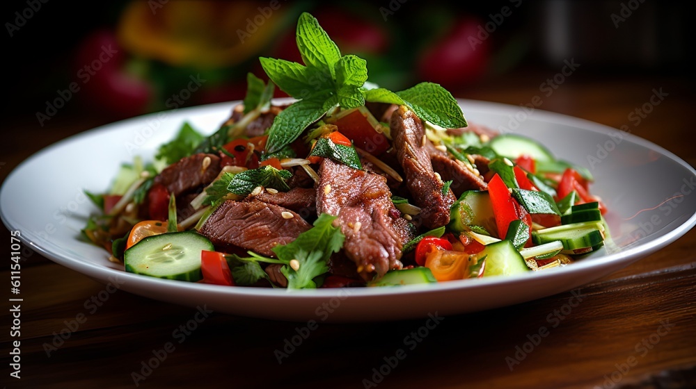 Zesty and Refreshing: Thai Beef Salad Zesty and Refreshing: Thai Beef Salad