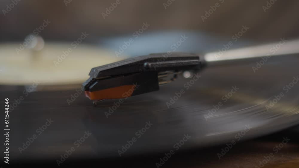 Record Needle Close up 4K Record Needle Close up 4K