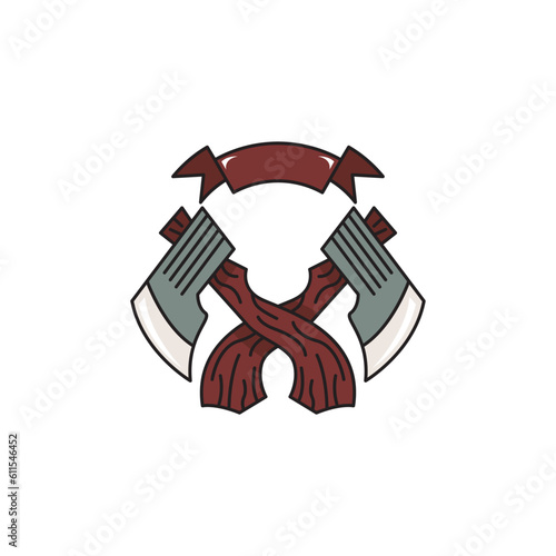 ax logo as hipster gear vector design template best. solid color style,
