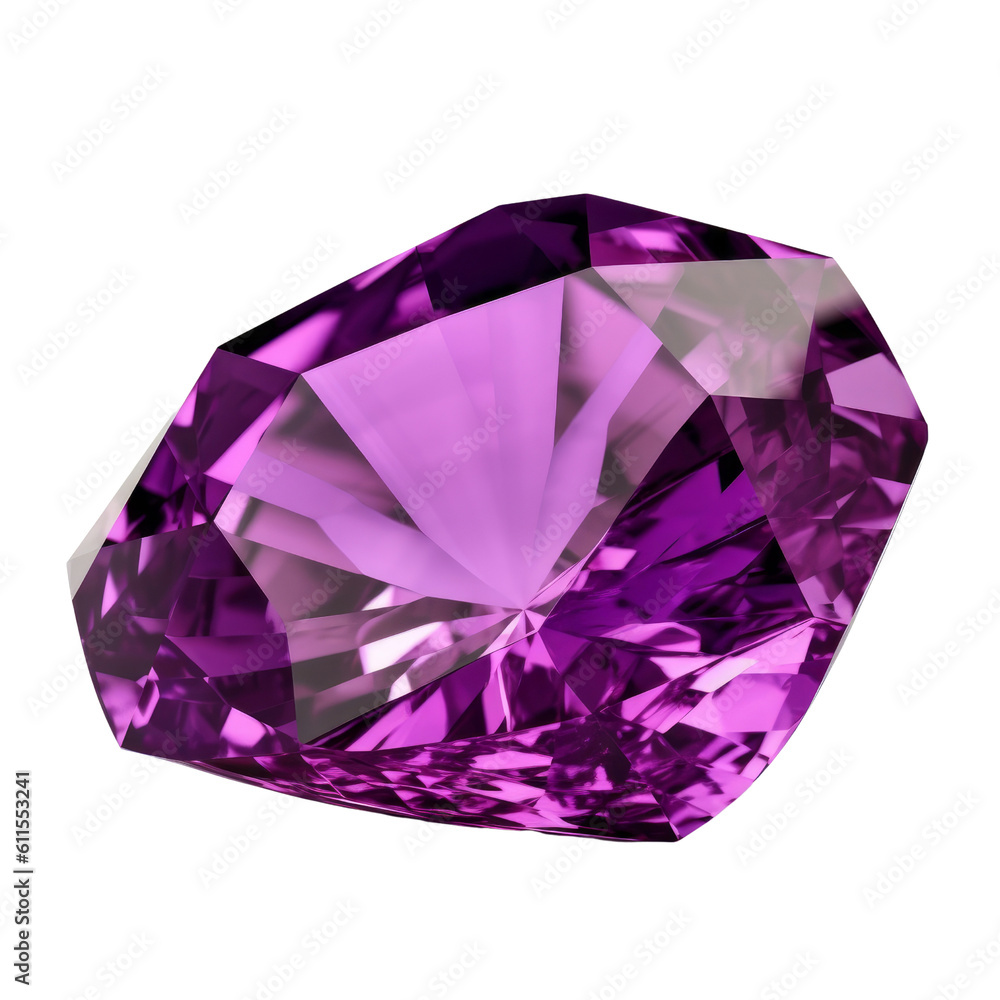 purple diamond isolated on transparent background cutout purple diamond isolated on transparent background cutout