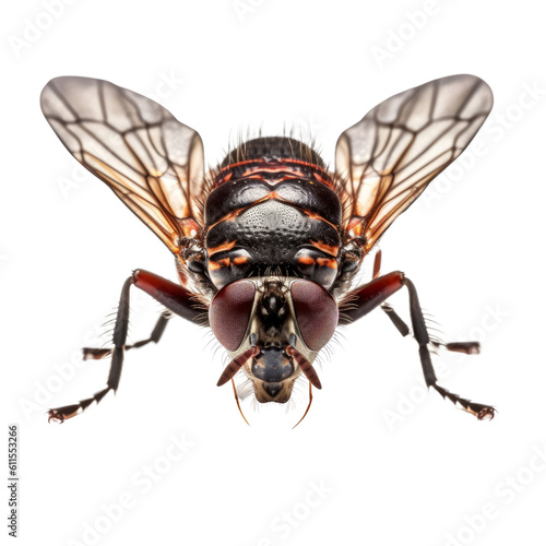 fly isolated on transparent background cutout