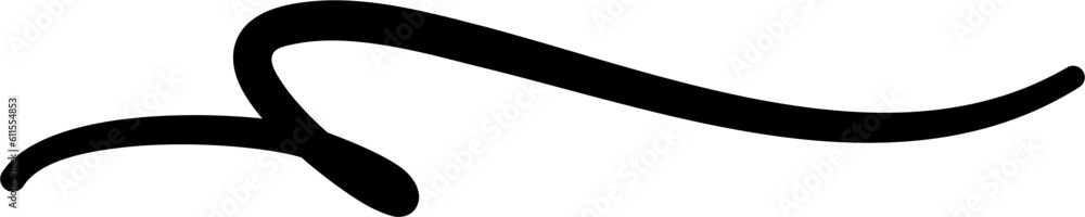 Curvy Curved Line Design Element Vector Curvy Curved Line Design Element Vector