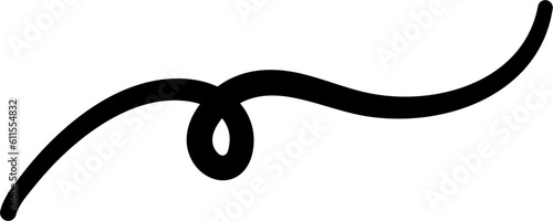 Sign Curved Line Design Element Vector
