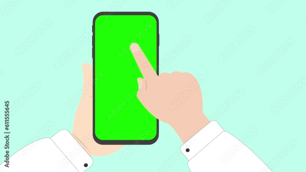 mockup phone power handphone click scroll screen animation green screen illustration mockup phone power handphone click scroll screen animation green screen illustration