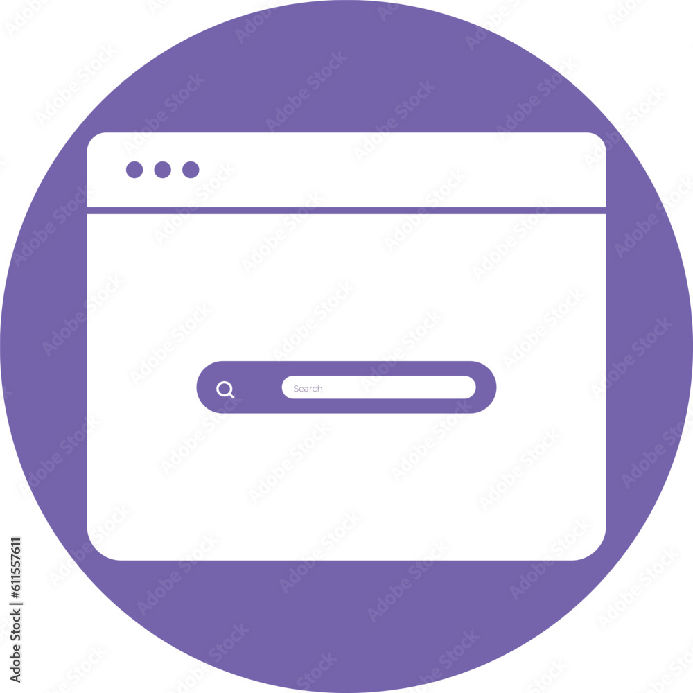 Browser Icon Vector Design Template Browser Icon Vector Design Template