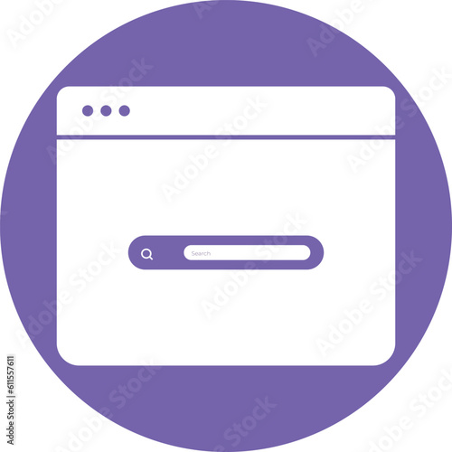 Browser Icon Vector Design Template