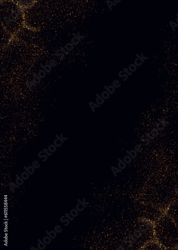 Wallpaper Mural Luxury Gold Dust Abstract Sparkly Feame Border Background  Torontodigital.ca