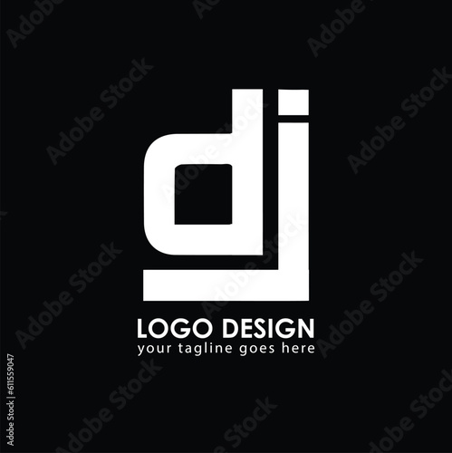 DJ DJ Logo Design, Creative Minimal Letter DJ DJ Monogram