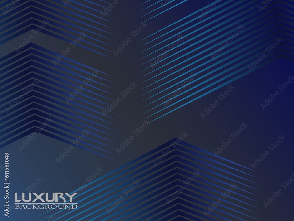 Dark blue background. Modern curved lines abstract presentation background. Luxury paper cut background. Abstract decoration, golden pattern, halftone gradient, 3d vector illustration. Dark blue background. Modern curved lines abstract presentation background. Luxury paper cut background. Abstract decoration, golden pattern, halftone gradient, 3d vector illustration.