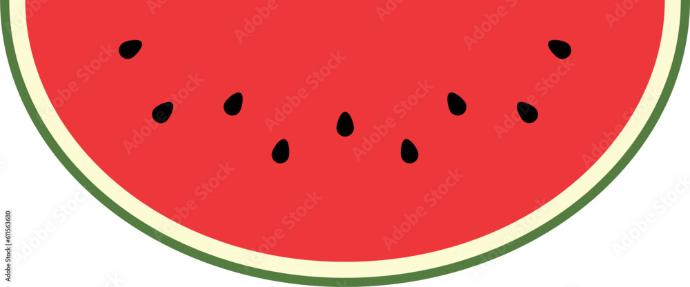 vector fresh and sweet watermelon slice vector fresh and sweet watermelon slice