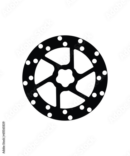 break disk icon, vector best flat icon.
