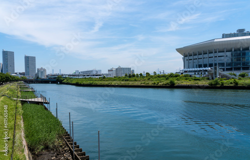 神奈川県横浜市 帷子川の風景