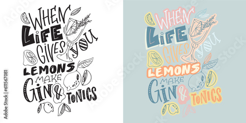 Cute hand drawn doodle lettering postcard, t-shirt design, mug print, tee design. 