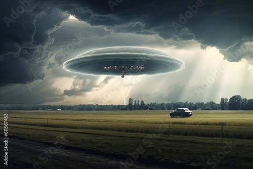 UFO in the sky, Generative AI