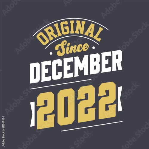 Wallpaper Mural Classic Since December 2022. Born in December 2022 Retro Vintage Birthday Torontodigital.ca