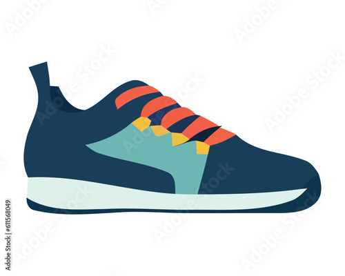 jogging blue sports shoes