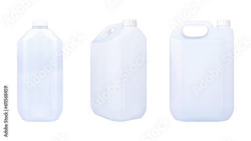 Fotografía Collection set white gallon water