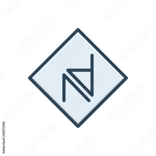 Free Download Color illustration icon for nd letter - GFXLoad