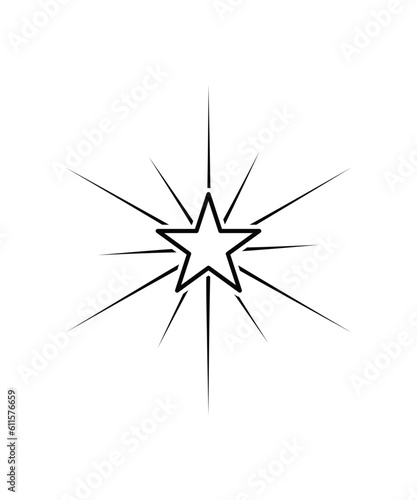 star icon, vector best flat icon.