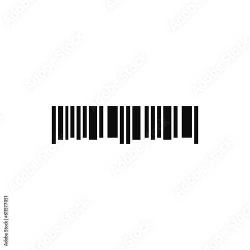 Modern barcode design linear vector