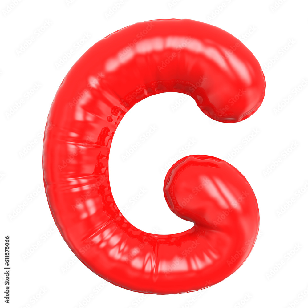 Balloon Letter G Red