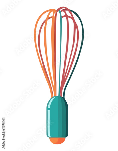 whisk kitchen on white backdrop