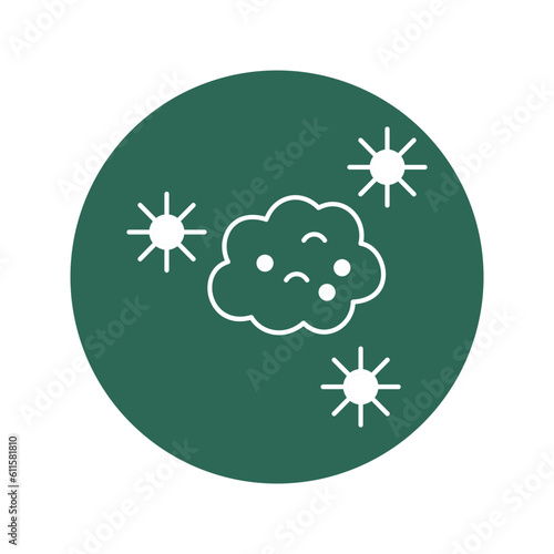 Germs Vector Icon easily modify

