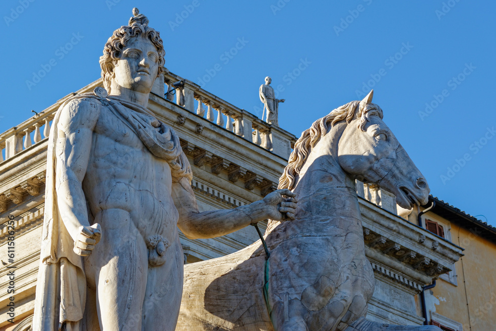 Obraz premium La place du Capitole à Rome