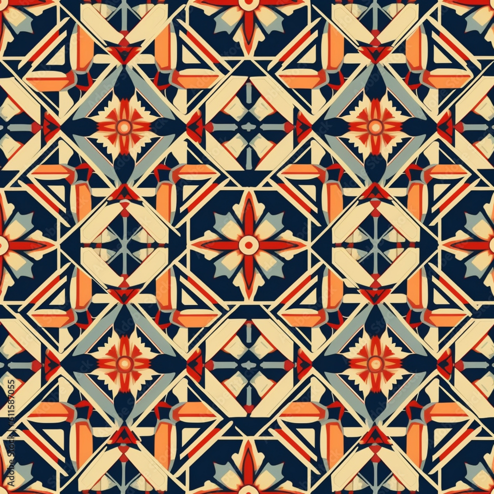 seamless geometric pattern with triangles seamless geometric pattern with triangles