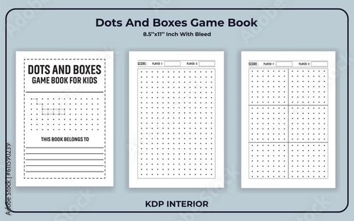 Dots And Boxes Game Book KDP Interior