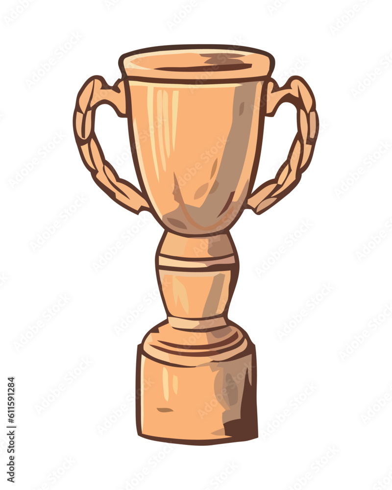 Golden trophy, success in sports competition Golden trophy, success in sports competition
