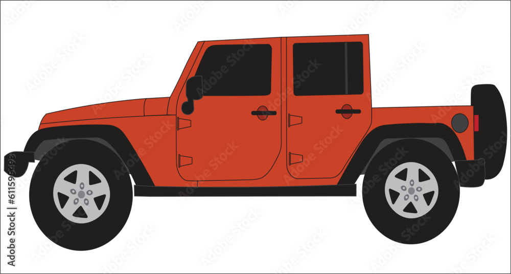 extreme adventure offroad high detailed vector