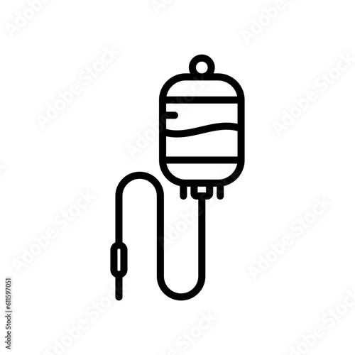 infuse IV sign symbol vector icon