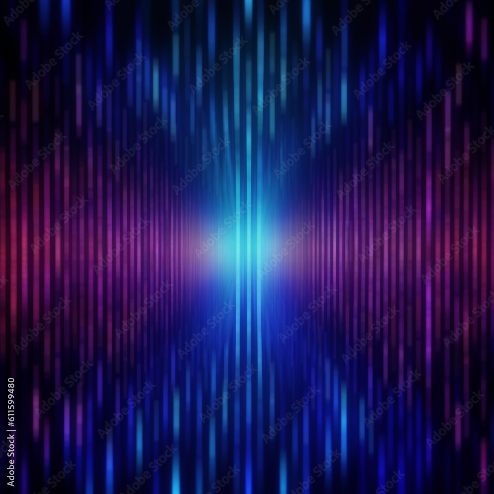 Abstract background of glowing dots neon light, created with generative AI Abstract background of glowing dots neon light, created with generative AI