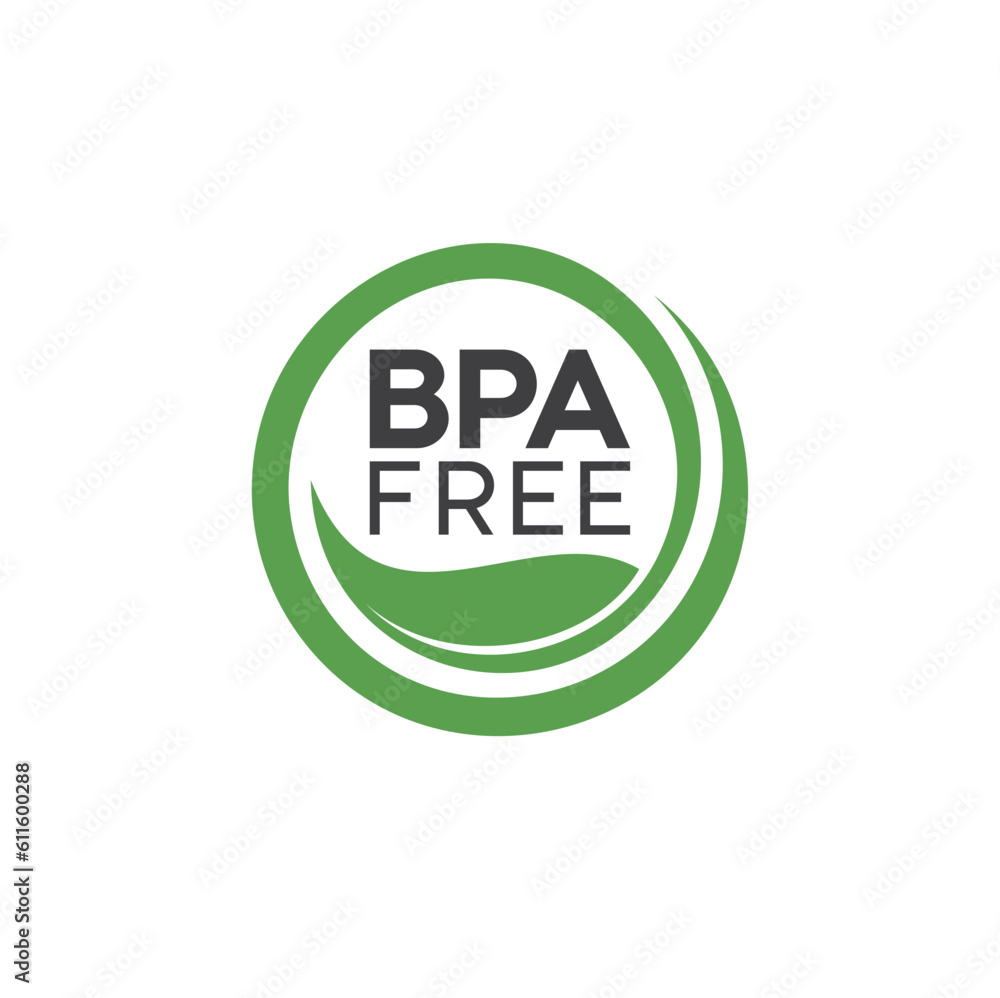 symbol of bpa free, Bisphenol A free, vector art. symbol of bpa free, Bisphenol A free, vector art.