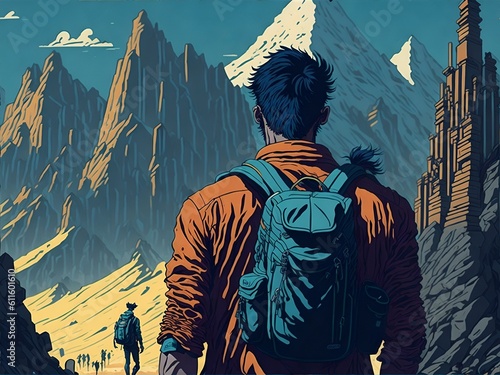 Solo Trekking Generative Art