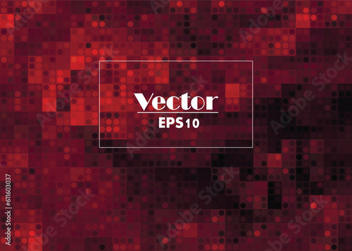 brown abstract digital pixel vector image