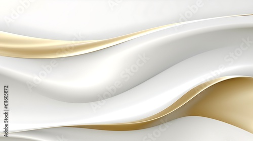 Wallpaper Mural Abstract white luxury liquid Wave Background. Generative AI Torontodigital.ca