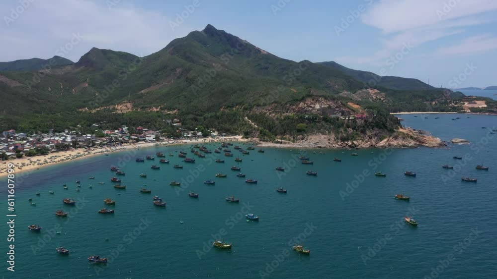 Fisherman Boat in the Xuan Hai beach, Phu Yen, Vietnam Fisherman Boat in the Xuan Hai beach, Phu Yen, Vietnam