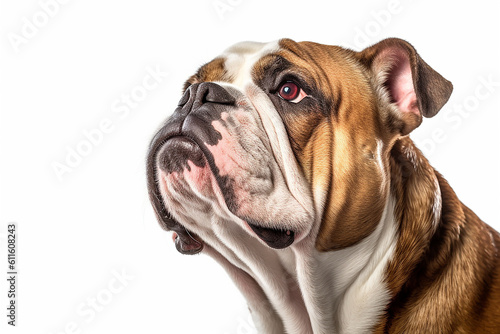 portrait of a bulldog