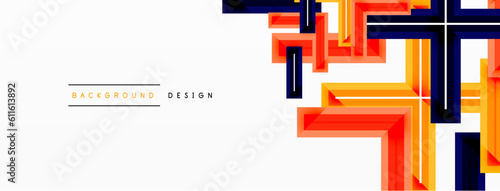 Cross line background minimal geometric template. Design for wallpaper, banner, background, landing page, wall art, invitation, prints, posters