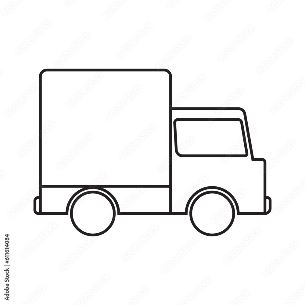 truck icon vector