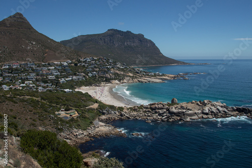 Fototapeta Naklejka Na Ścianę i Meble -  View of the coast of the sea, in Cape Town
